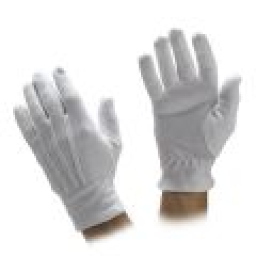 Guantes blancos de algodón  Material bellas artes: tienda en